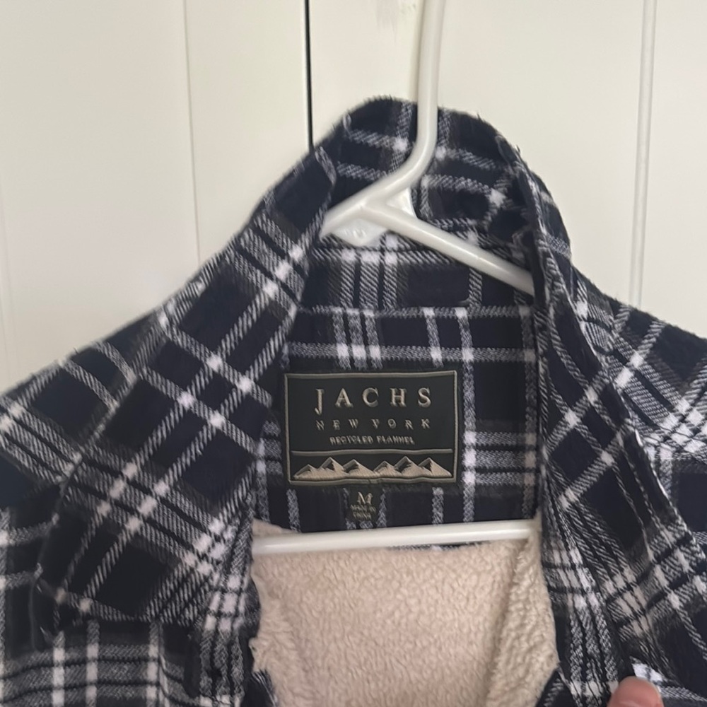 Jachs Black and White Checkered Shirt